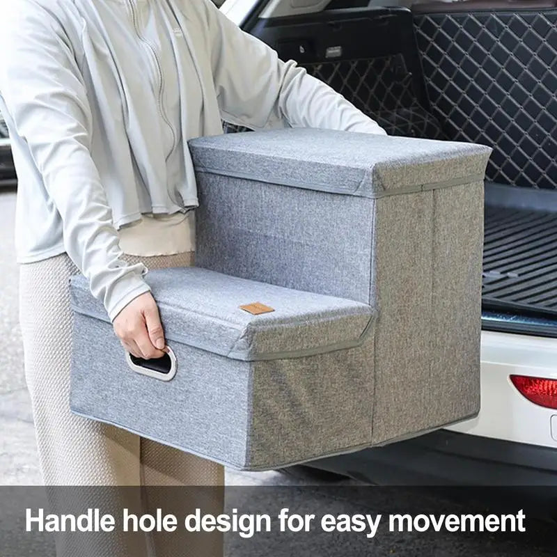 Multi-use Dog Stairs With Storage Box