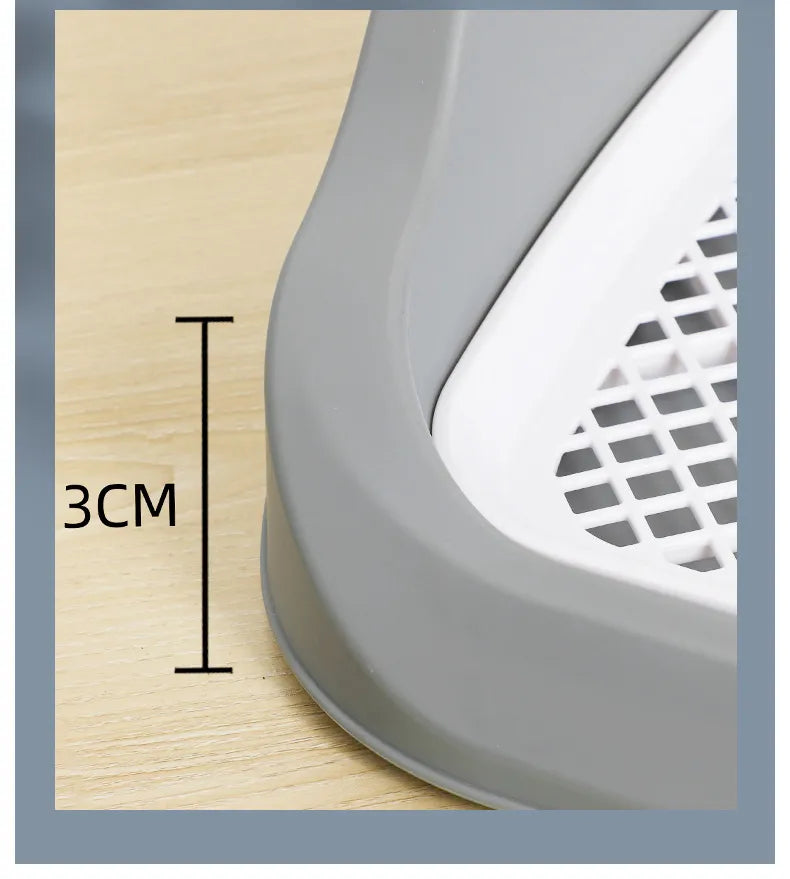 Portable Pet Toilet Pad Tray With Pillar