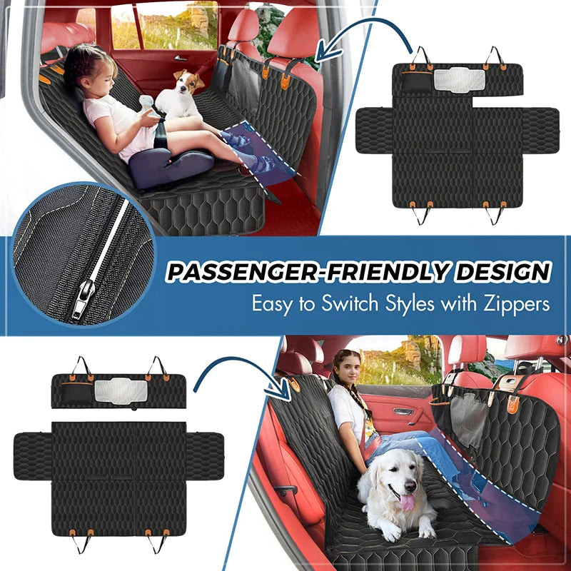 6 in 1 Dog Car Seat Cover
