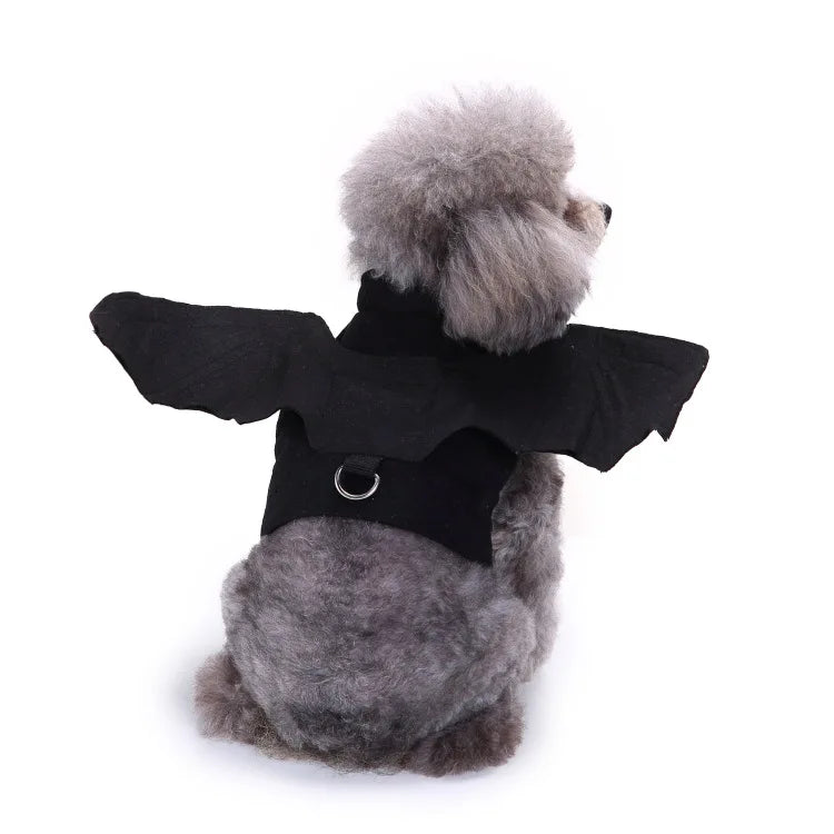 Funny Black Bat Dog Costume