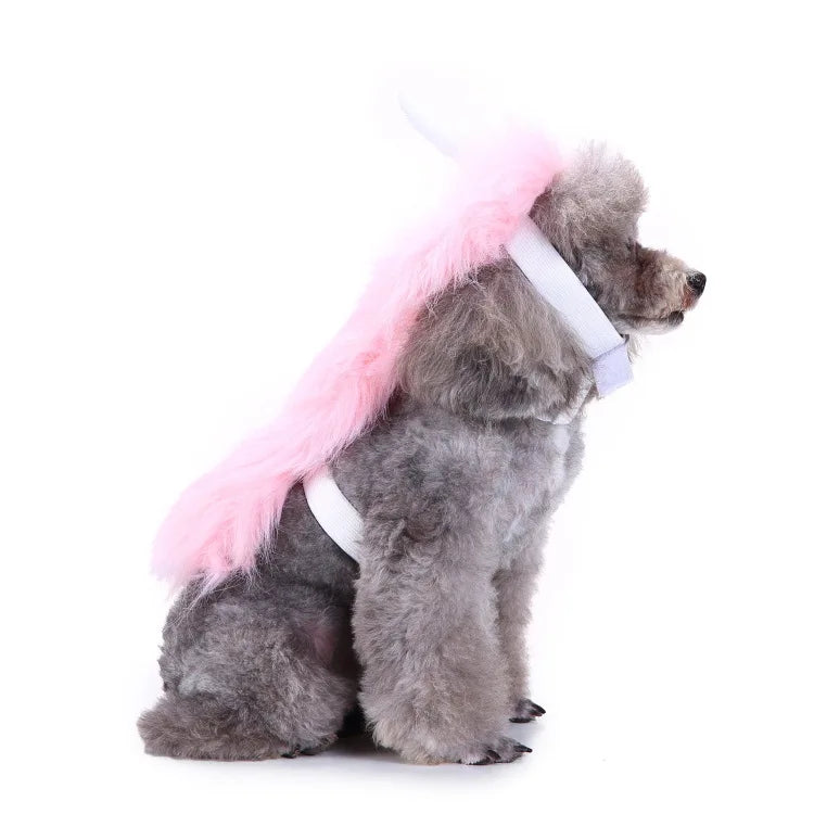 Funny Pink Unicorn Dog Costume