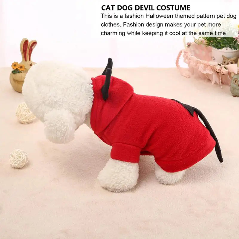Halloween Themed Devil Dog Costume