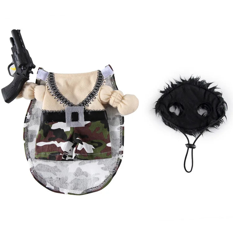 Funny Bandit Dog Costume