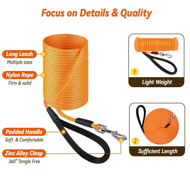 Heavy Duty Recall Dog Leash