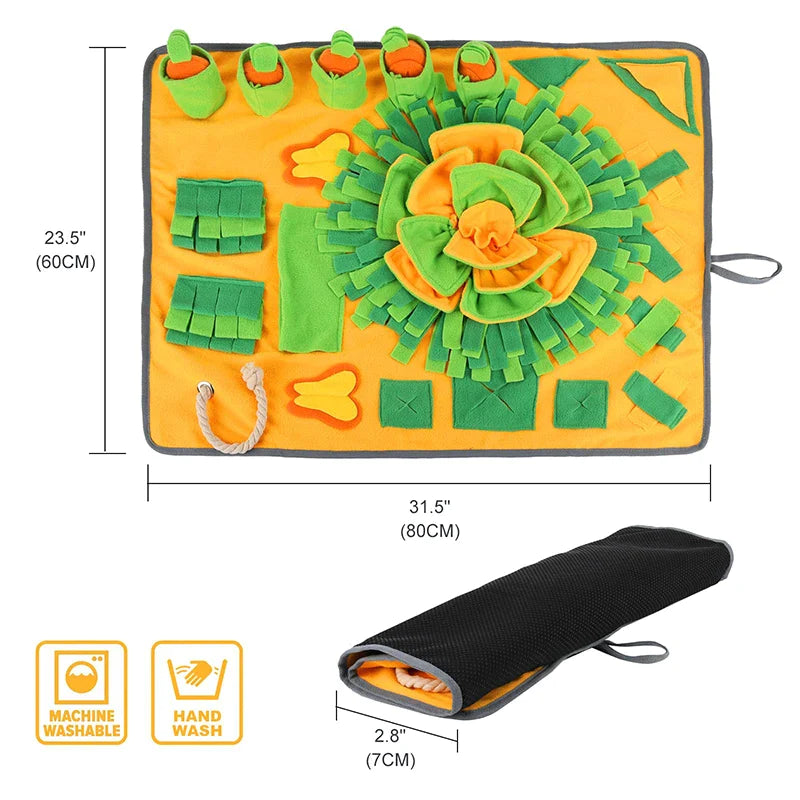 Squeaky Sniffing Puzzle Dog Snuffle Mats