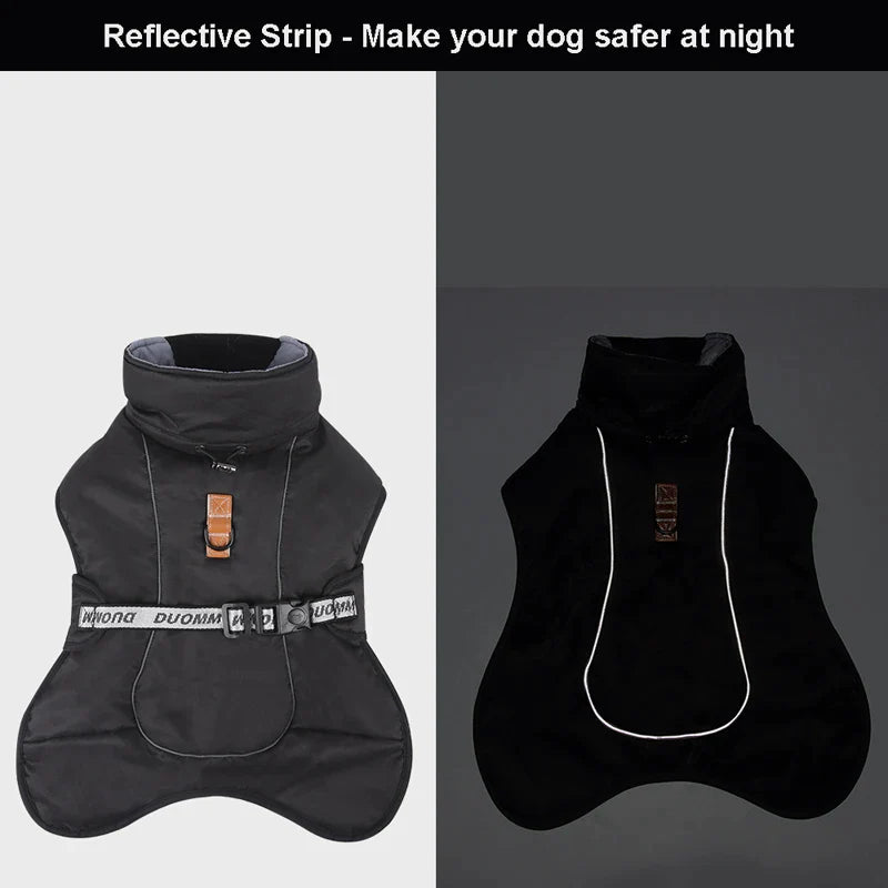 Reflective Turtleneck Dog Coats