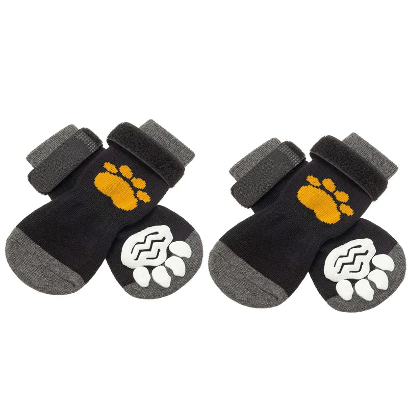 Footprint-shaped Adjustable Dog Socks