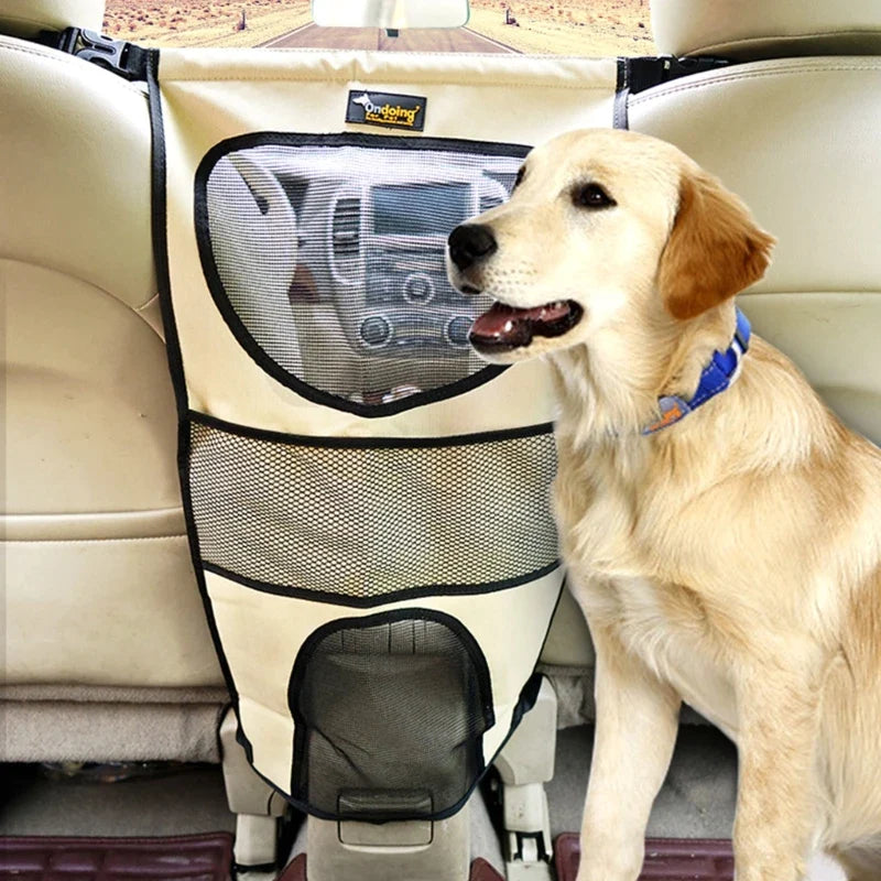 Universal Vehicle Pet Backseat Mesh Fence