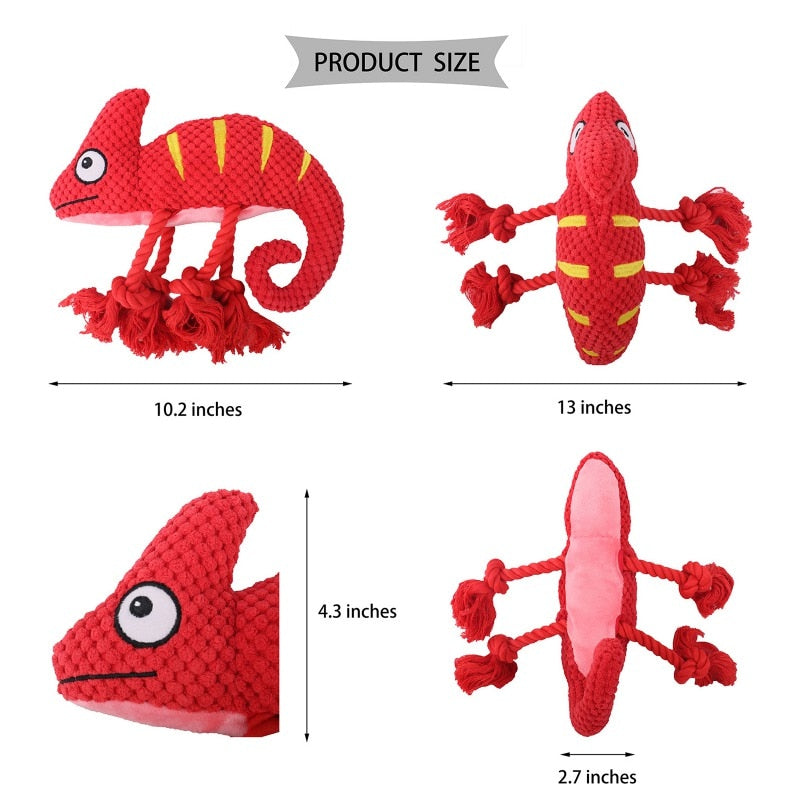 Ultra Tough Chameleon Dog Toy