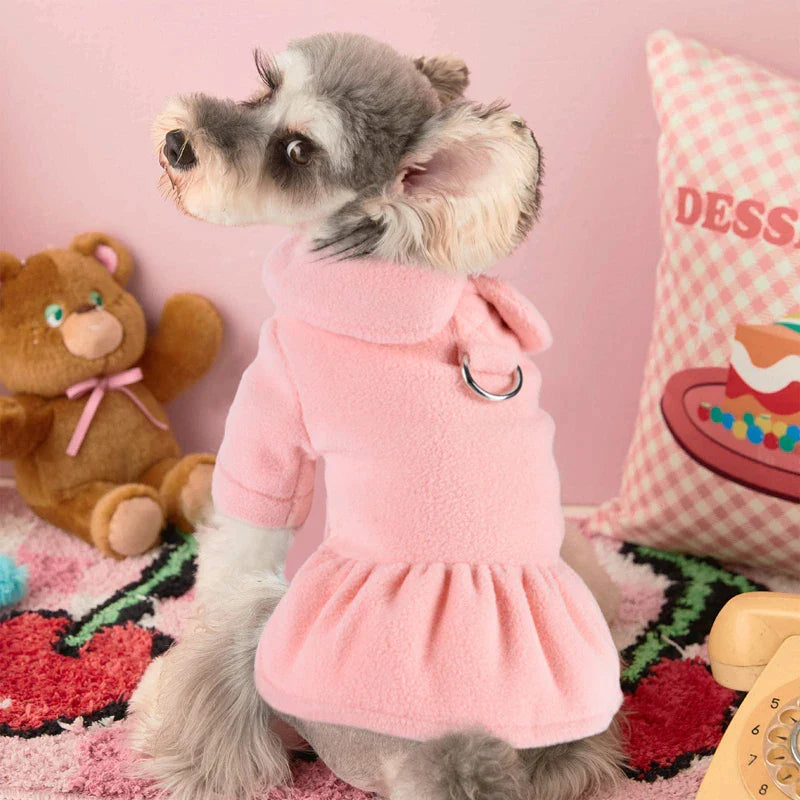 Cute Dog Fleece Cozy Sweater
