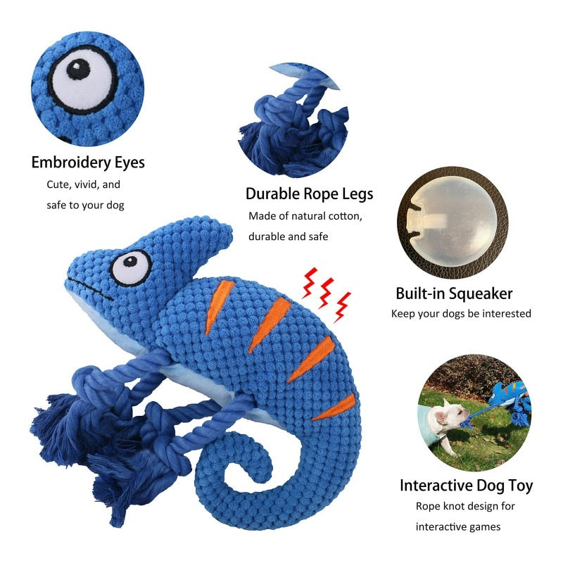 Ultra Tough Chameleon Dog Toy