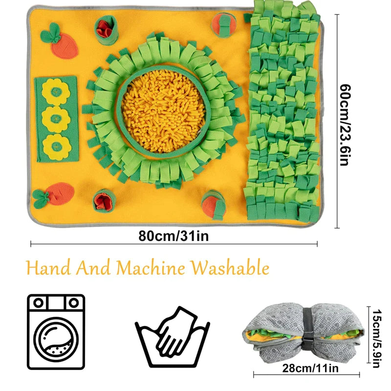 Interactive Puzzle Pet Snuffle Mat