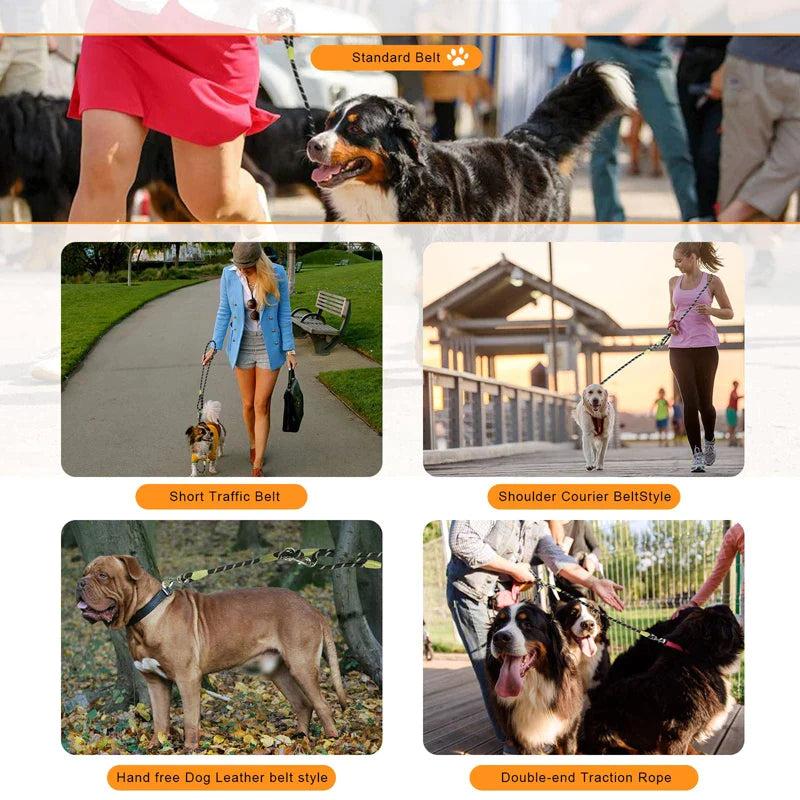 Multi-Function Hands-Free Dog Rope