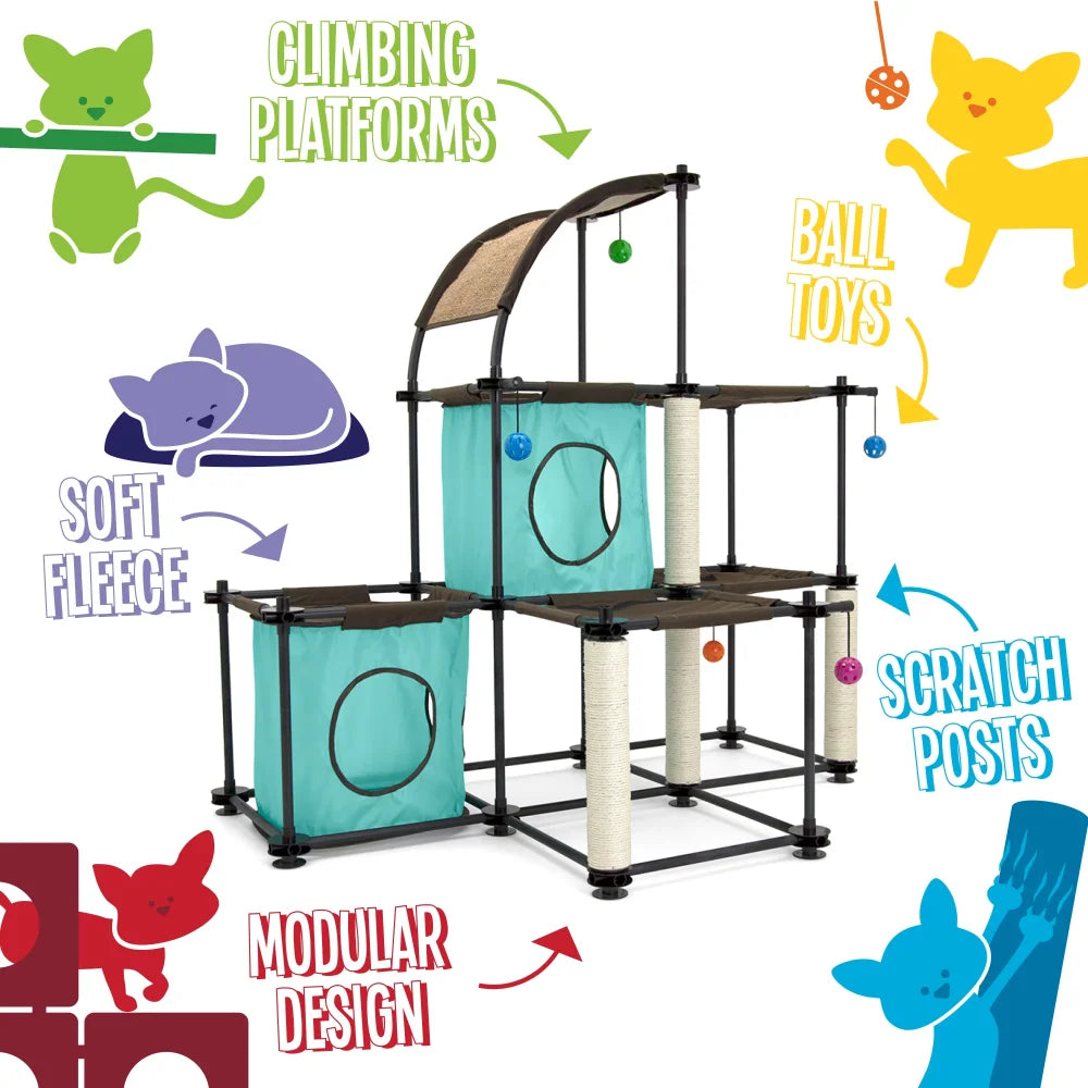 Indoor Mega Cat Scratcher Tower
