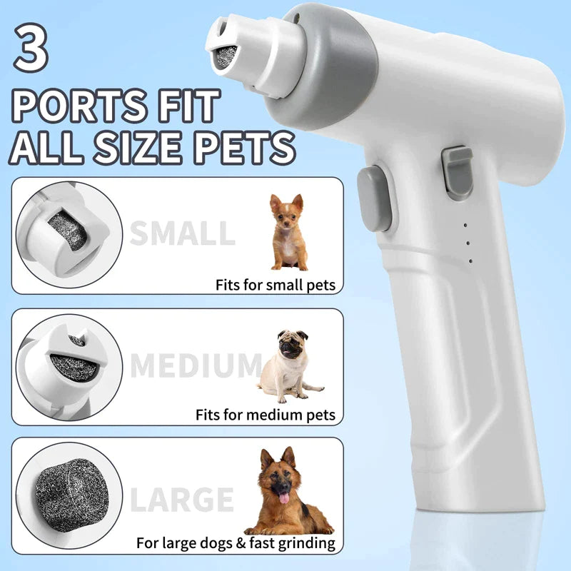 Professional Painless Quiet Dog Nail Grinder