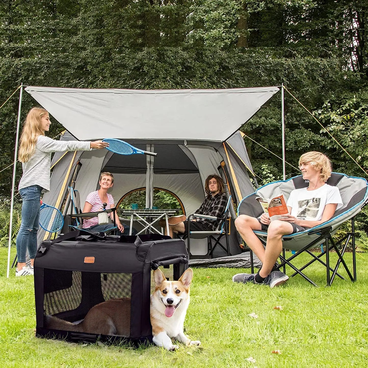Collapsible Safety Zippers Pet Carrier Bag