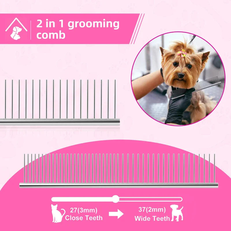 Stainless Steel Safe Dog Grooming Scissors Kit