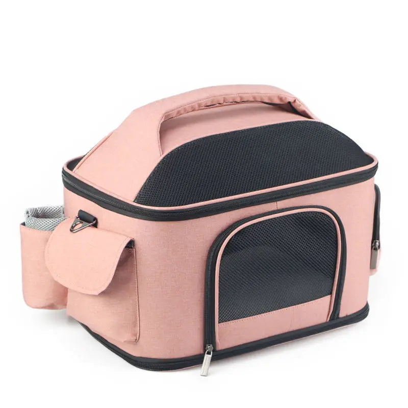 Traveling Mesh Collapsible Pet Carrier Bag