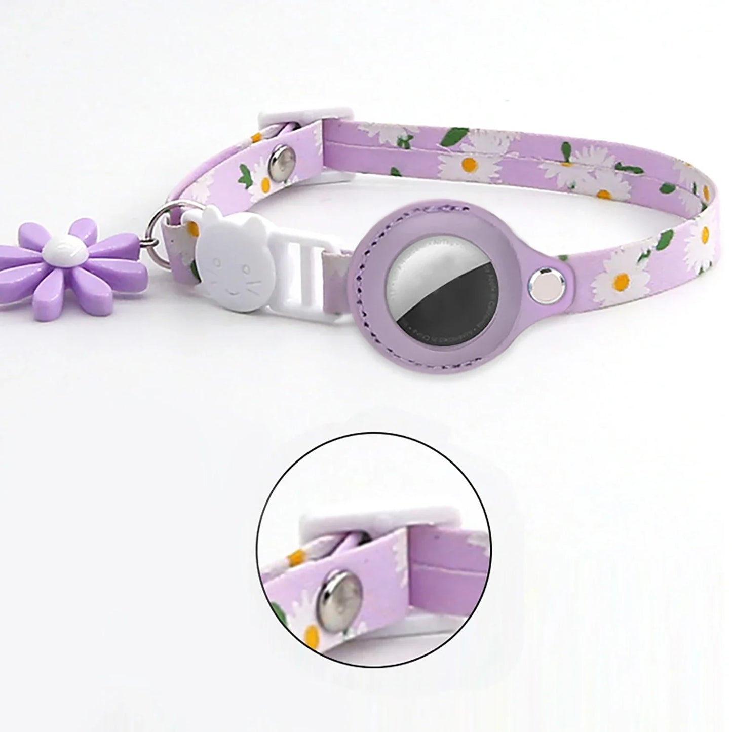 Lightweight Pet AirTag Collar