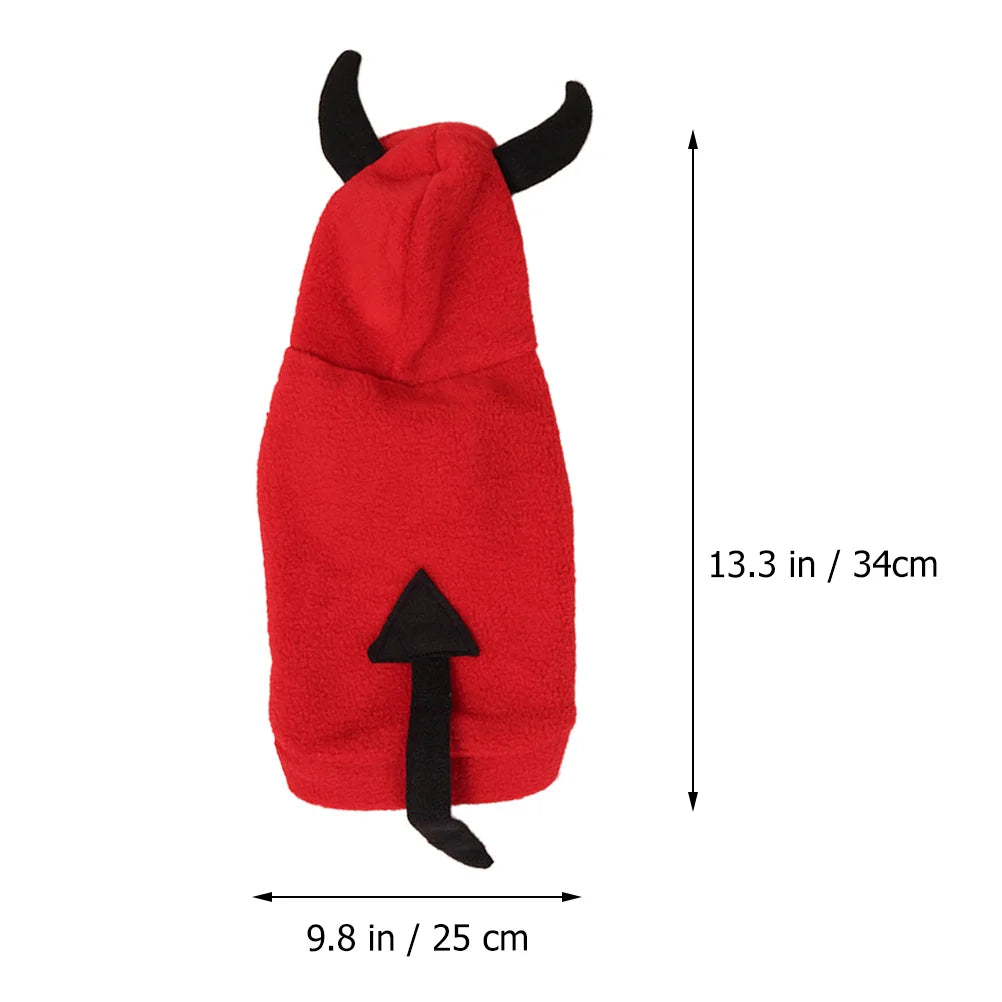 Halloween Themed Devil Dog Costume