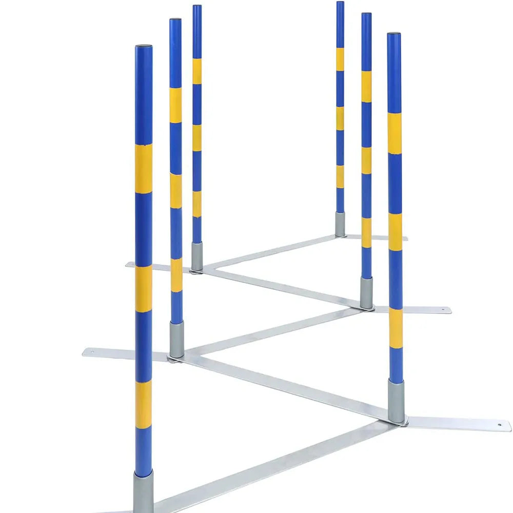 Eight Around The Pole Dog Obstacle Training