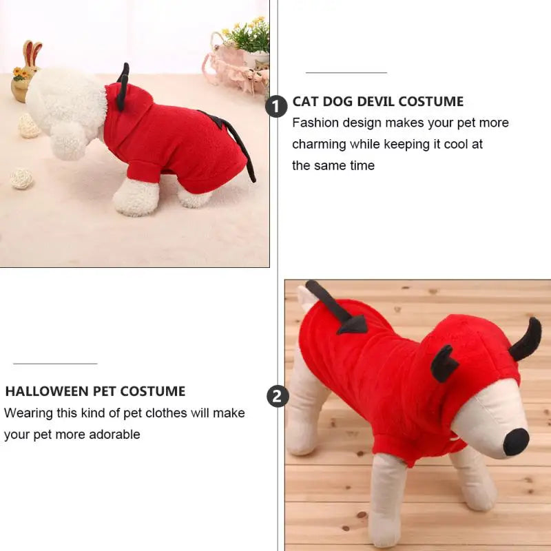 Halloween Themed Devil Dog Costume