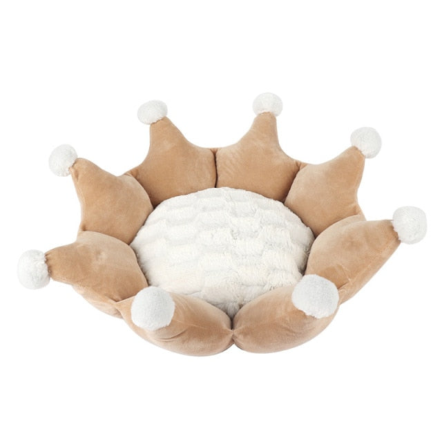 Fashion Crown Soft Dog Bed
