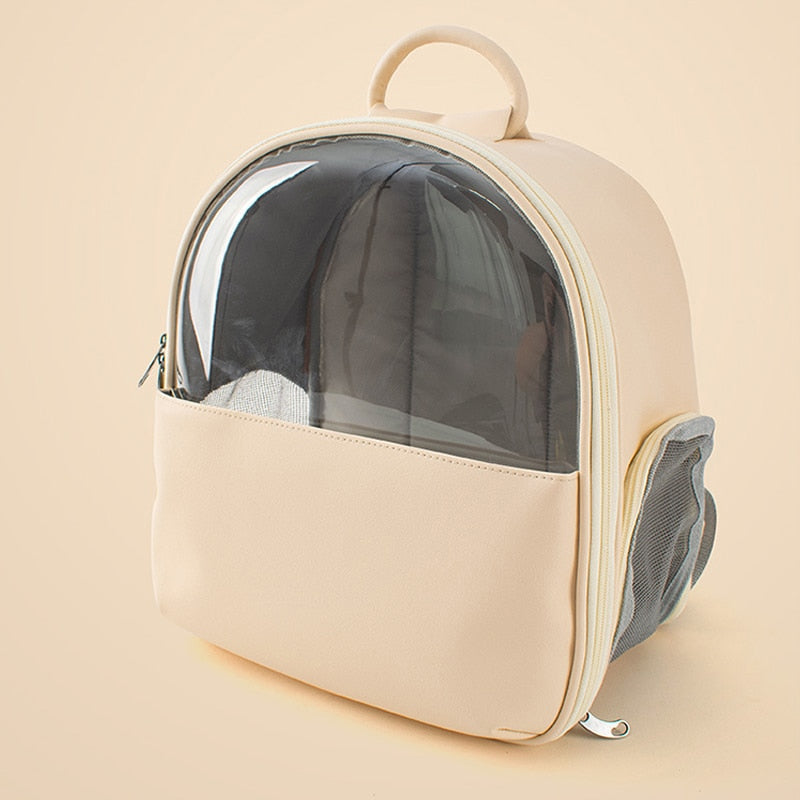 Leather Waterproof Pet Carrying Bag
