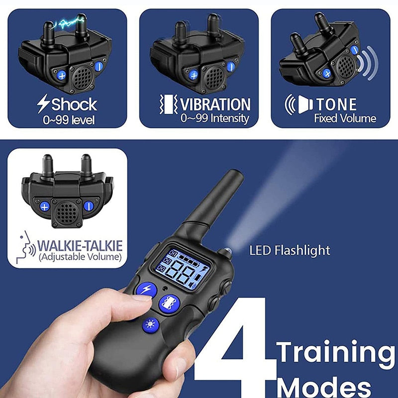 2000m Walkie Talkie Dog Training Collar