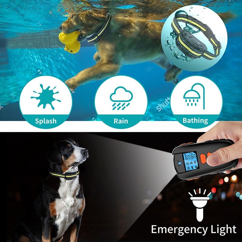 1650ft Rechargeable Dog Vibration Collar