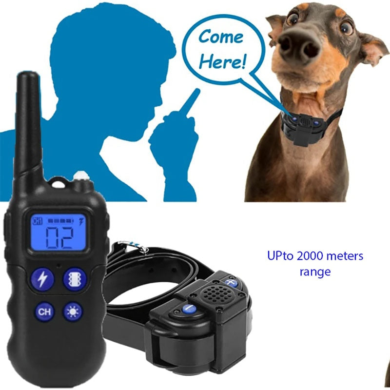 2000m Walkie Talkie Dog Training Collar