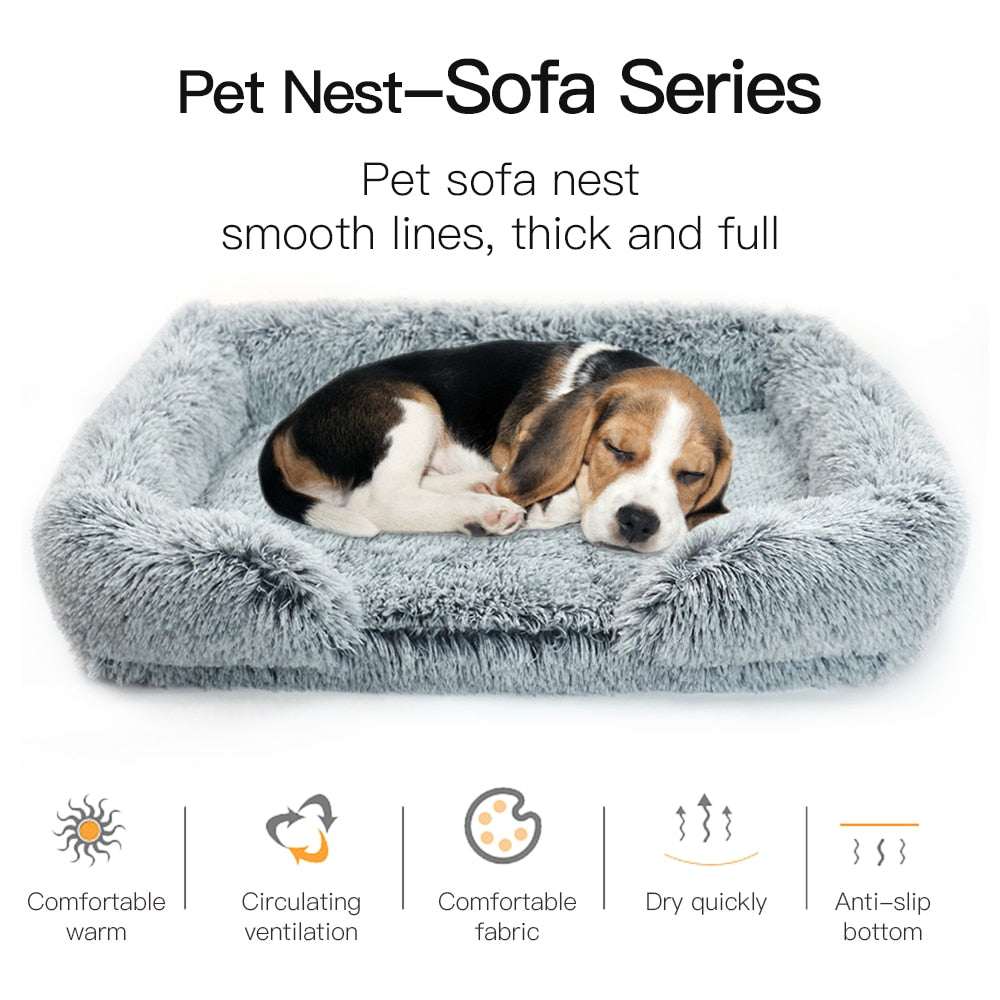 Super Large Soft Plush Dog Bed