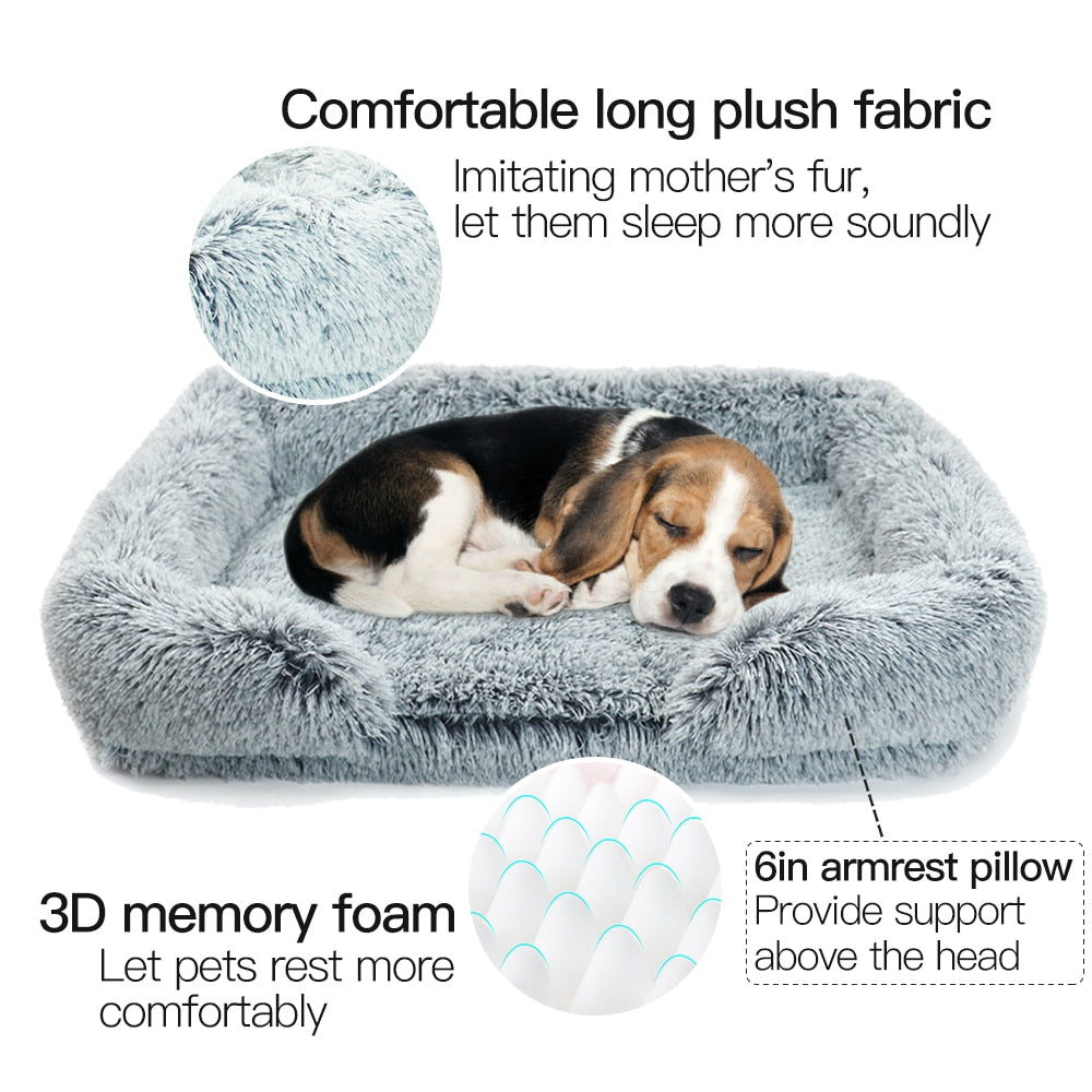 Super Large Soft Plush Dog Bed
