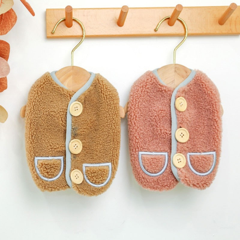 Lamb Wool Comfortable Dog Vest