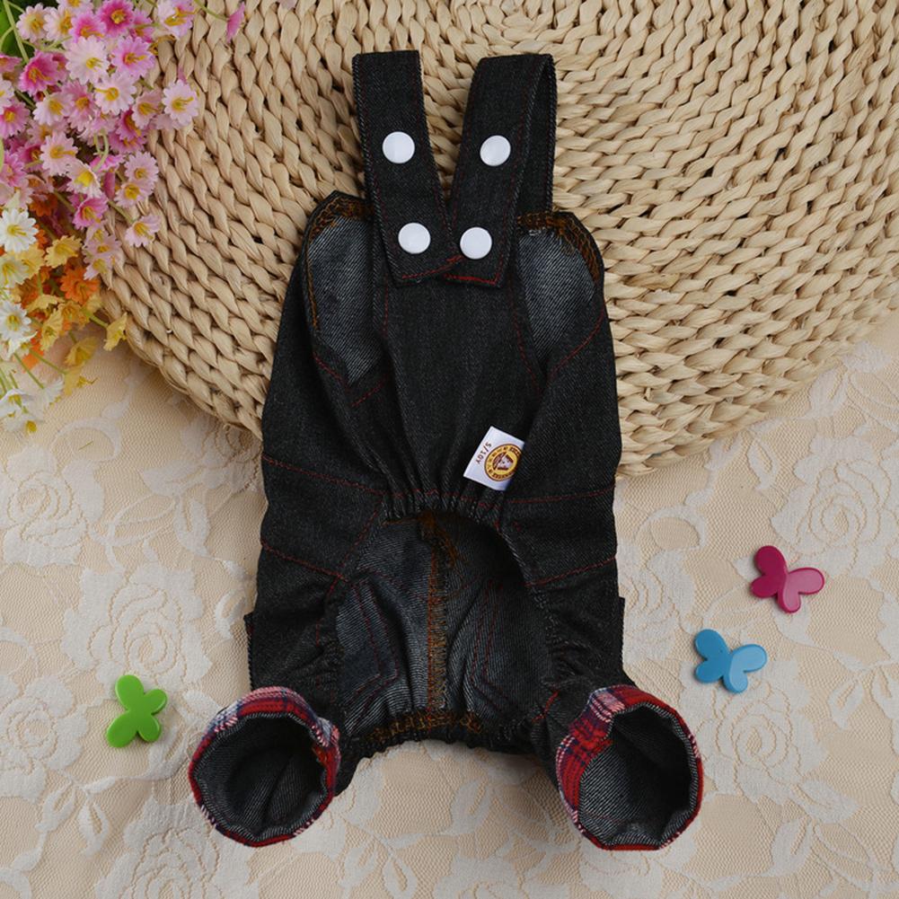 Denim Heart Strapped Dog Apparel