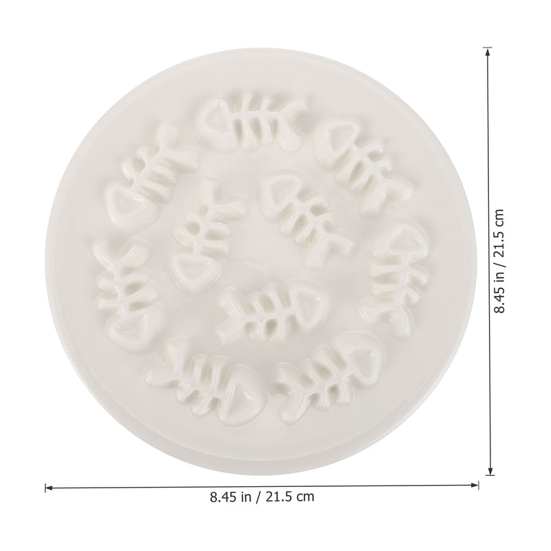 Elevated Ceramic Dog Slow Feeding Bowl