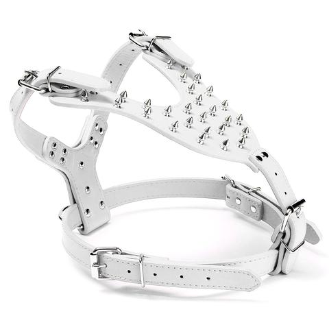 Leather Spiked Studded Dog Harness