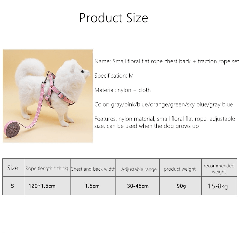 Adjustable Stylish Dog Harness - Bark ‘n’ Paws