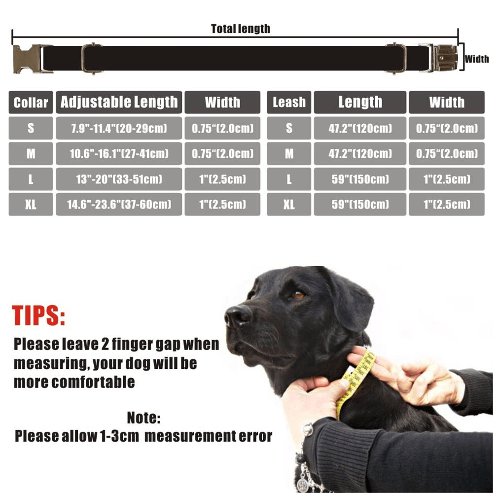 BLACK FLOWER Engraved Pet Collar - Bark ‘n’ Paws