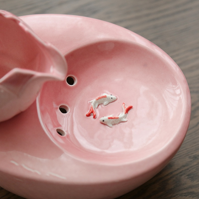 Flower Ceramic Drinking Fountain