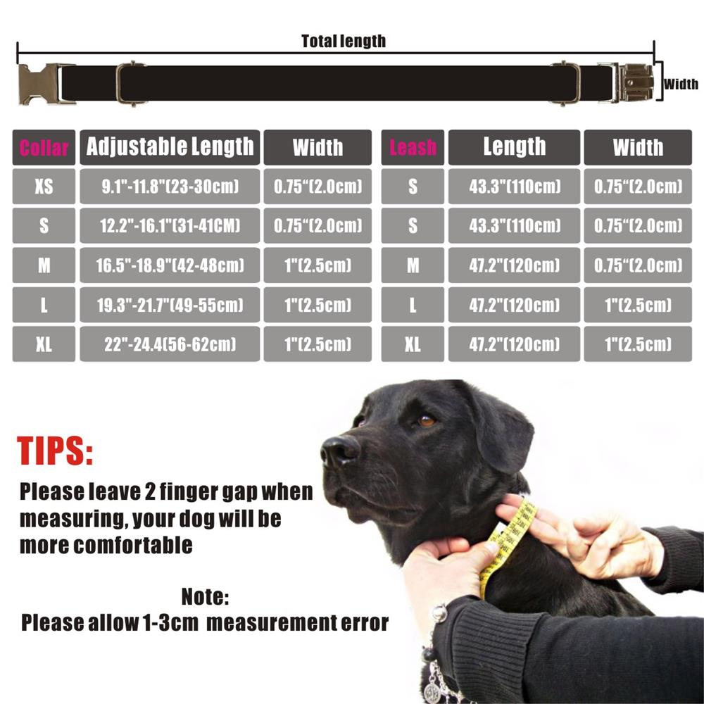 GREEN LEAF Engraved Pet Collar