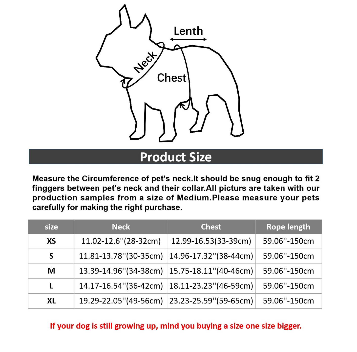 Reflective Leash With Dog Harness