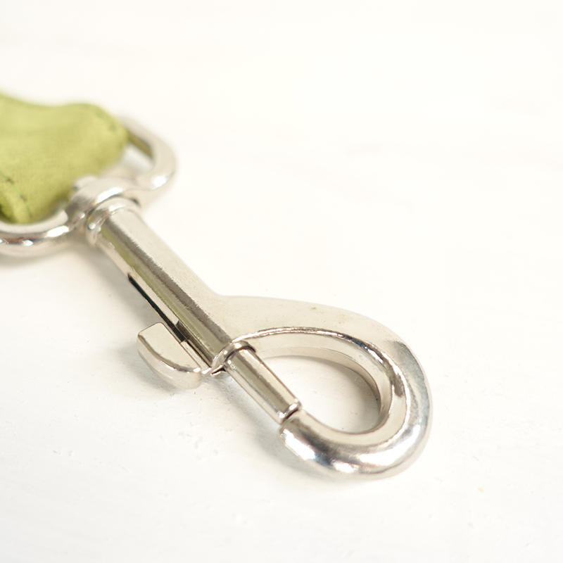 SOFT GREEN Suede Pet Collar
