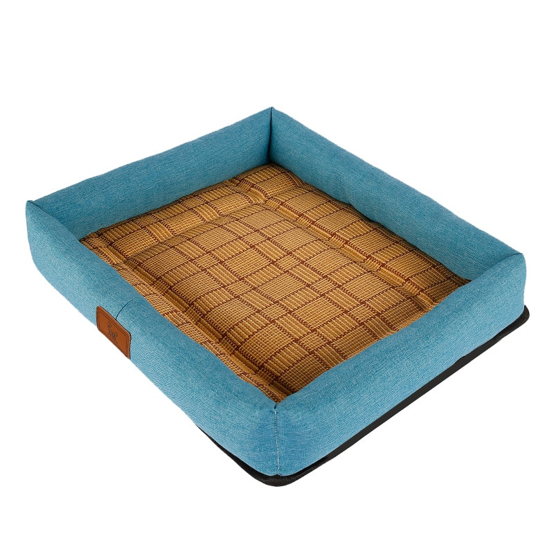 Summer Cooling Pet Dog Silk Bed