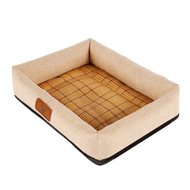 Summer Cooling Pet Dog Silk Bed