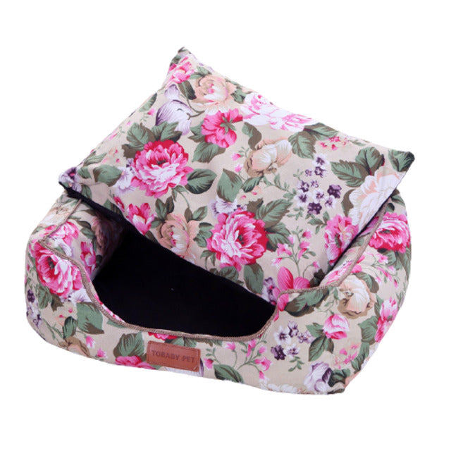 Winter Warm Soft Fleece Dog Bed