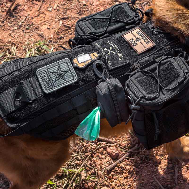 1000D Nylon Tactical Molle Dog Poop Bag