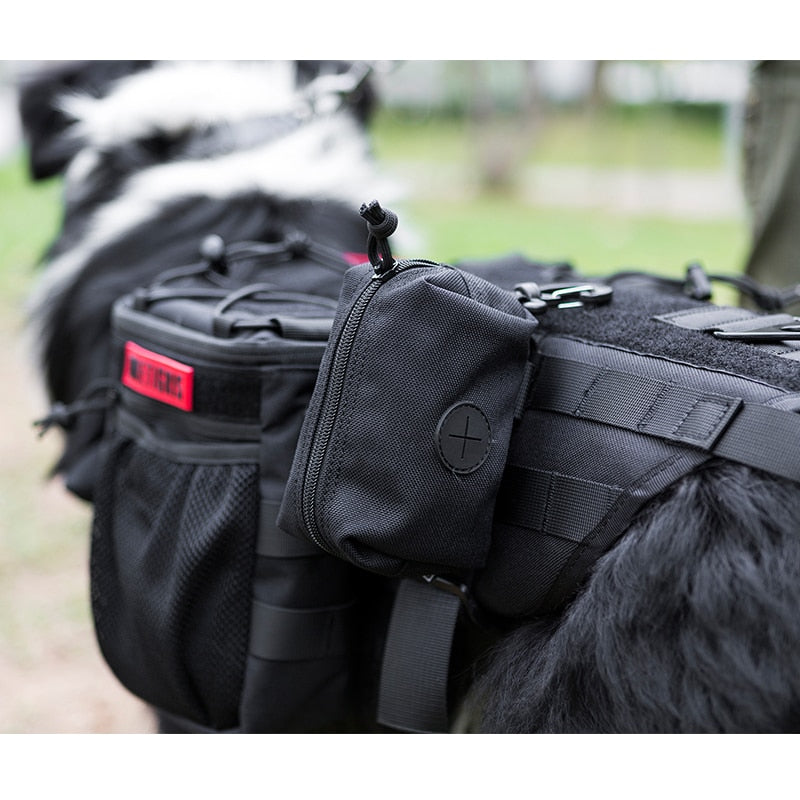 1000D Nylon Tactical Molle Dog Poop Bag