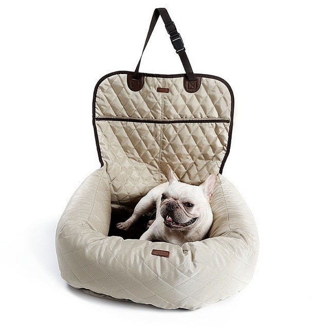 Luxury Dog Travel Car Seat Bed