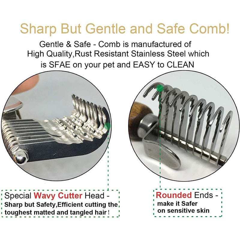 Professional Stainless Steel Comb For Dogs